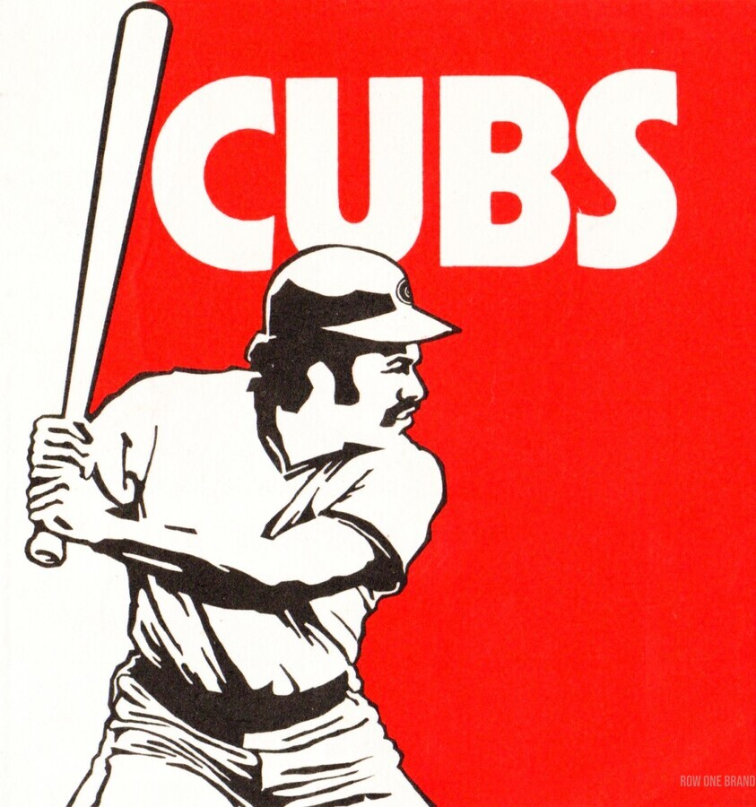 1977 Chicago Cubs by Row One Brand Wall Art